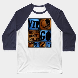 Zodiac VIRGO Graffiti Box Series Baseball T-Shirt